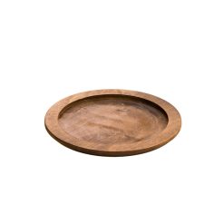 Lodge New Arrival Round Wood Underliner