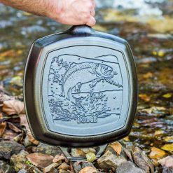 Lodge New Arrival Wildlife Square Grill Pan with Fish