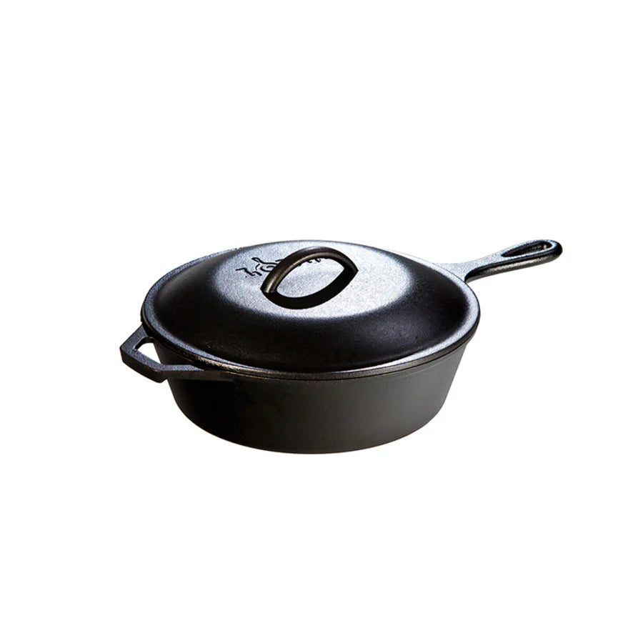 Lodge New Arrival Cast Iron Covered Deep Skillet - Image 21