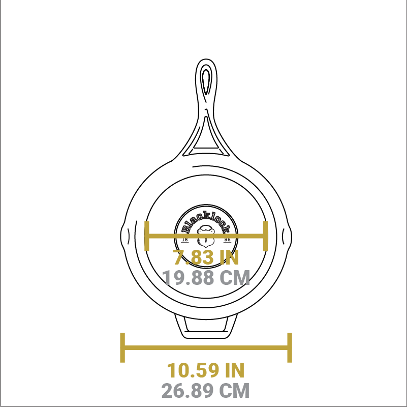 Lodge New Arrival Blacklock Lightweight Cast Iron Skillet Set - Image 7