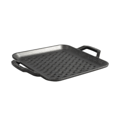 Lodge New Arrival Chef Collection 11 Inch Cast Iron Square Grill Topper