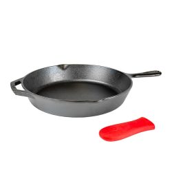 Lodge New Arrival 12 Inch Cast Iron Skillet with Handle Holder