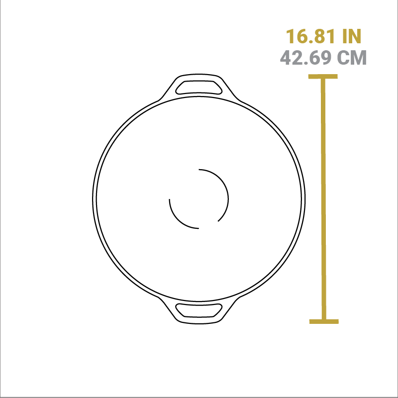 Lodge New Arrival 14 Inch Seasoned Cast Iron Wok - Image 7