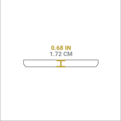 Alternative view of Lodge New Arrival 10 Ounce Rectangular Walnut Wood Underliner