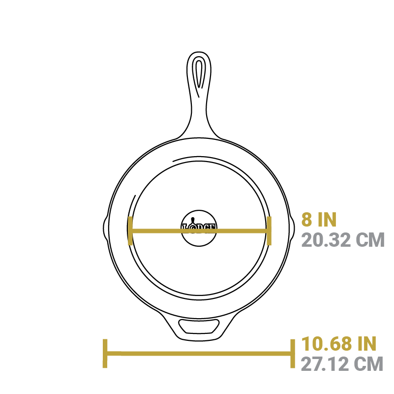 Lodge New Arrival Lodge New Arrival 10.25 Inch Seasoned Cast Iron Skillet, USA Icons - Image 7