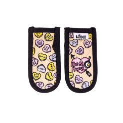 Alternative view of Lodge New Arrival Conversation Heart Handle Holders, Set of Two