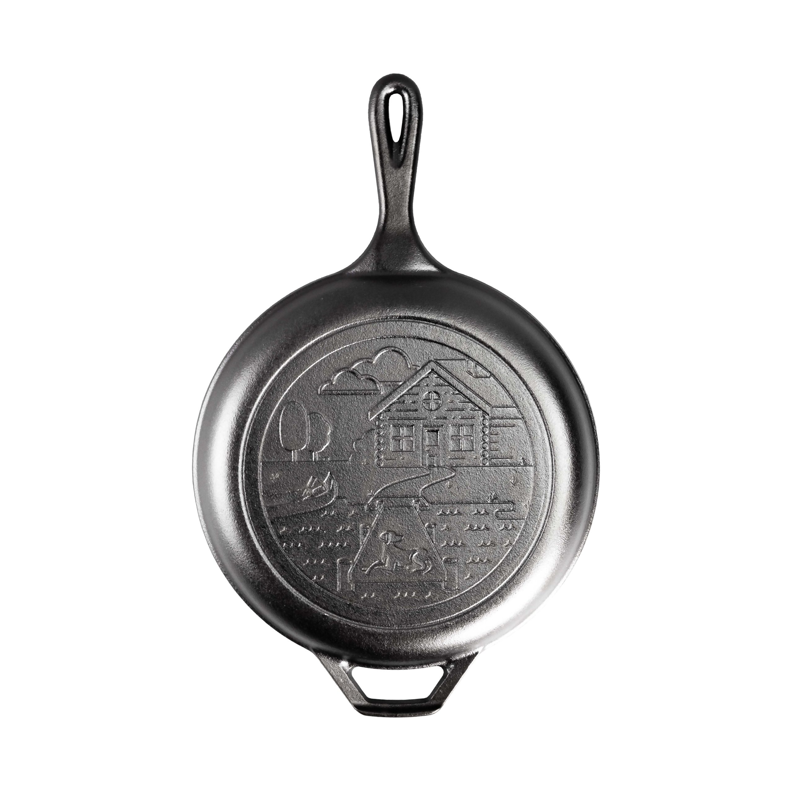 Lodge New Arrival Wanderlust 3.2 Quart Cast Iron Cabin Combo Cooker - Image 2