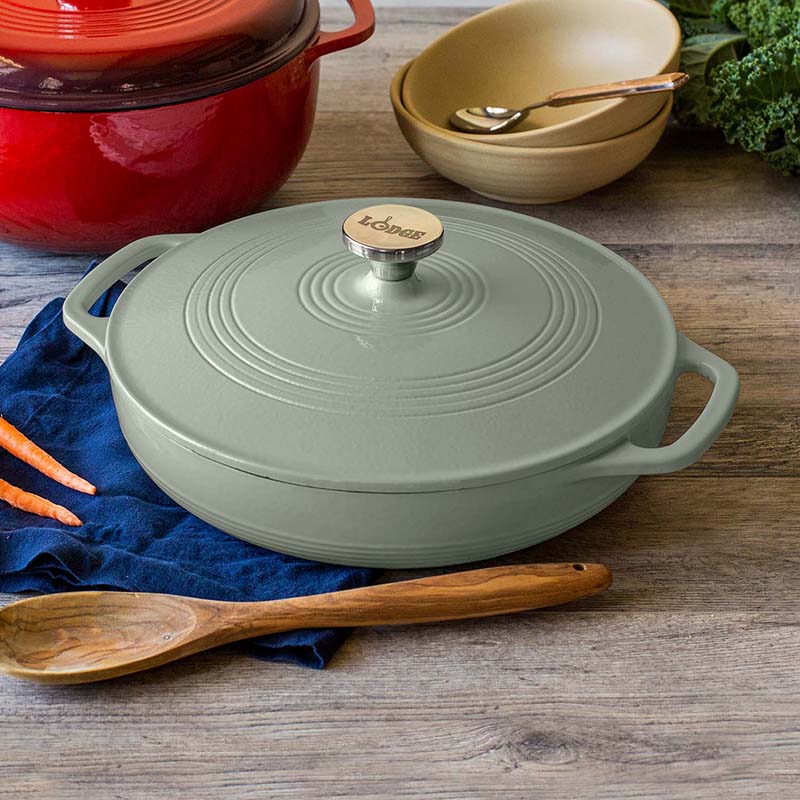Lodge New Arrival Essential Enamel Braiser - Image 15