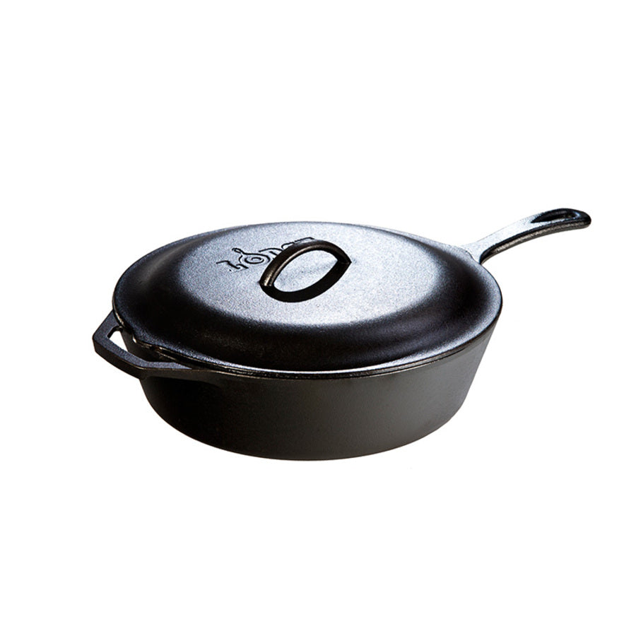 Lodge New Arrival Cast Iron Covered Deep Skillet - Image 13