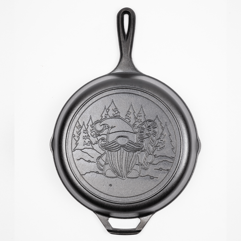 Lodge New Arrival Lodge New Arrival 10.25 Inch Seasoned Cast Iron Holiday Gnome Skillet - Image 6