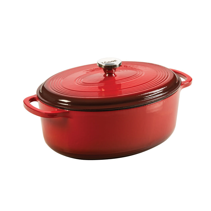 Lodge New Arrival Essential Enamel Oval Dutch Oven - Image 6