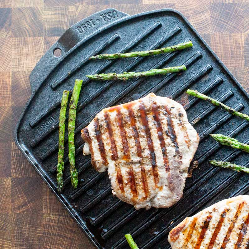 Lodge New Arrival 19 x 9.5 Inch Seasoned Cast Iron Reversible Grill/Griddle - Image 3