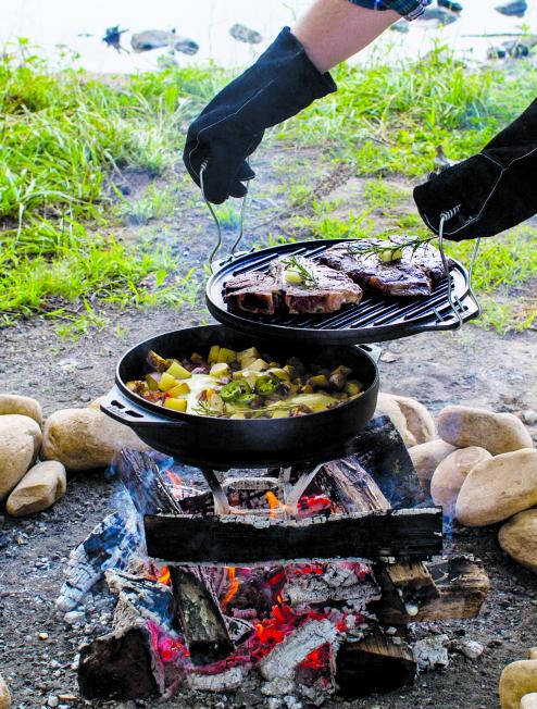 Lodge New Arrival 14 Inch Cast Iron Cook-It-All - Image 2