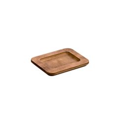 Lodge New Arrival 10 Ounce Rectangular Walnut Wood Underliner