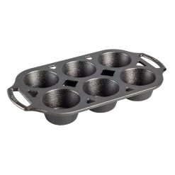 Lodge New Arrival Seasoned Cast Iron Muffin Pan