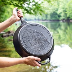 Lodge New Arrival Wildlife Series™ 13.25 Inch Cast Iron Turkey Skillet