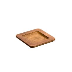 Lodge New Arrival 5.5 Square Walnut Wood Underliner 