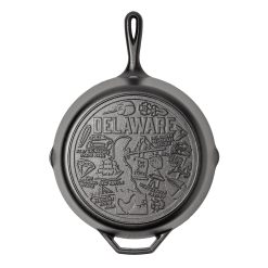 Lodge New Arrival American Road Trip: 12 Inch Seasoned Cast Iron Skillet, Delaware