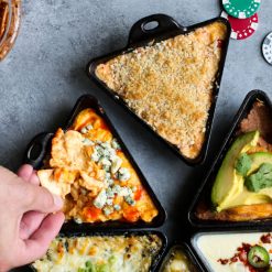 Alternative view of Lodge New Arrival Heat-Treated 10 Ounce Triangular Cast Iron Mini Server 