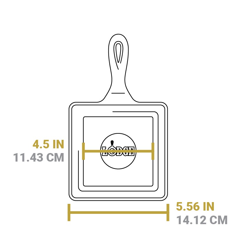 Lodge New Arrival Square Cast Iron Classic Skillet - Image 14