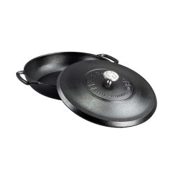 Alternative view of Lodge New Arrival Blacklock 4 Quart Lightweight Cast Iron Braiser
