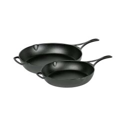 Lodge New Arrival Blacklock Lightweight Cast Iron Skillet Set