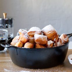 Alternative view of Lodge New Arrival Blacklock 4 Quart Lightweight Cast Iron Deep Skillet With Lid