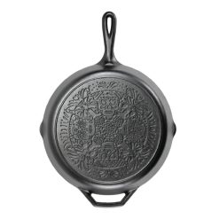 Alternative view of Lodge New Arrival 12 Inch Seasoned Cast Iron Butterfly Sugar Skull Skillet