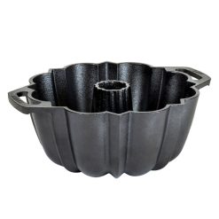 Lodge New Arrival Seasoned Cast Iron Fluted Cake Pan