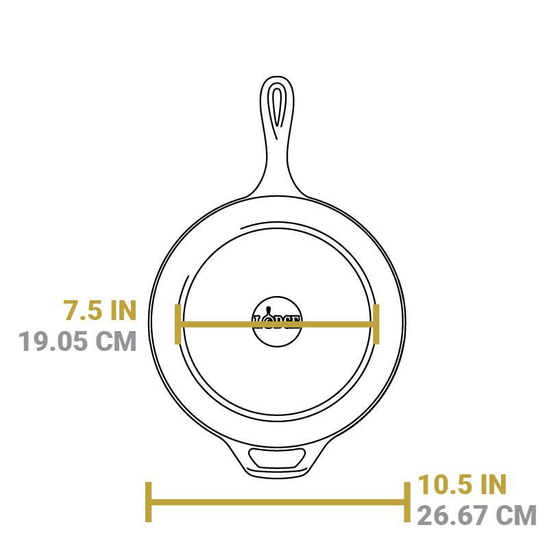 Lodge New Arrival Wanderlust 3.2 Quart Cast Iron Cabin Combo Cooker - Image 10