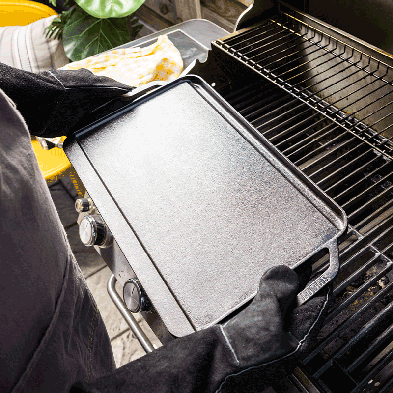 Lodge New Arrival 20 x 10.5 Inch Pro-Grid Reversible Grill/Griddle - Image 5