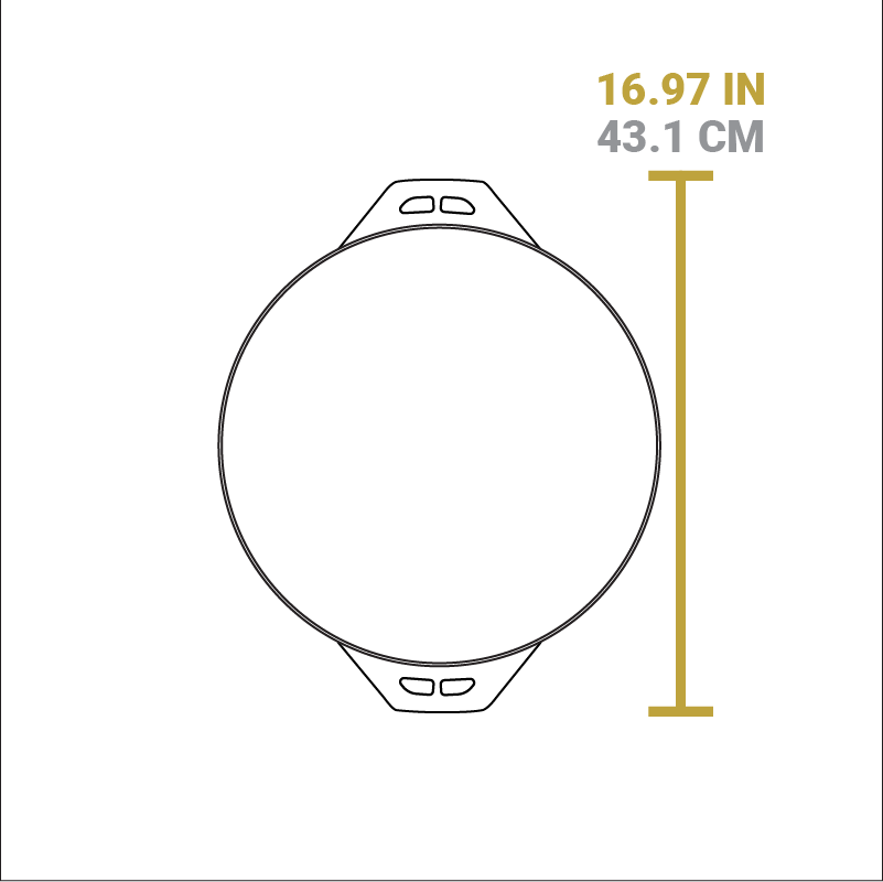 Lodge New Arrival 14 Inch Cast Iron Cook-It-All - Image 7
