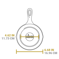 Alternative view of Lodge New Arrival Classic Cast Iron Skillets