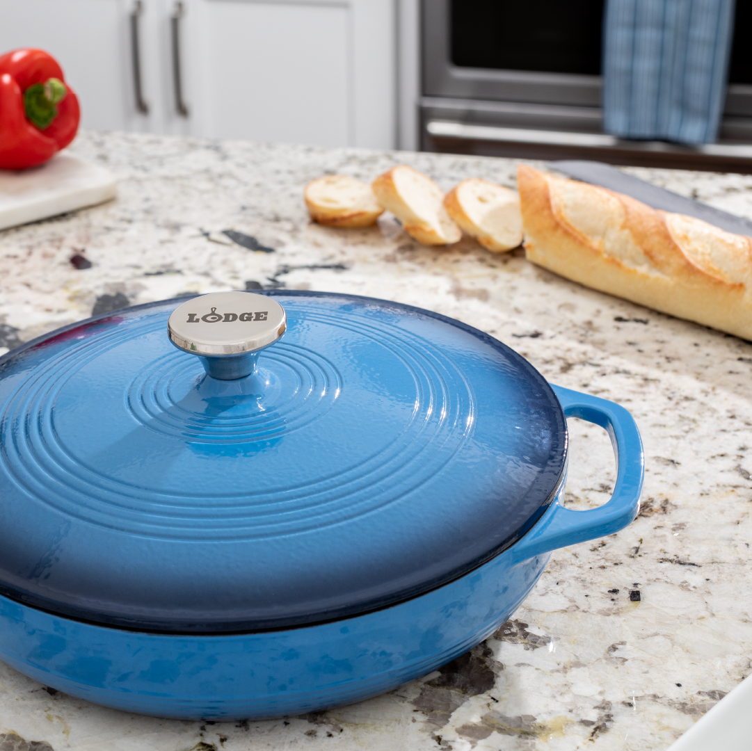 Lodge New Arrival Essential Enamel Braiser - Image 18