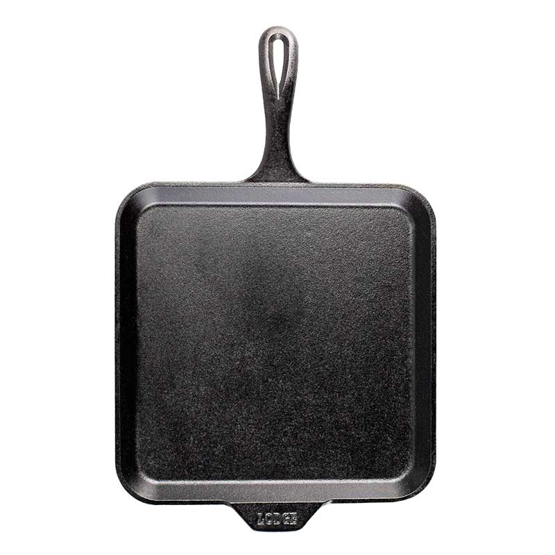 Lodge New Arrival 11 Inch Seasoned Cast Iron Square Griddle - Image 2