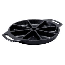 Lodge New Arrival Seasoned Cast Iron Wedge Pan