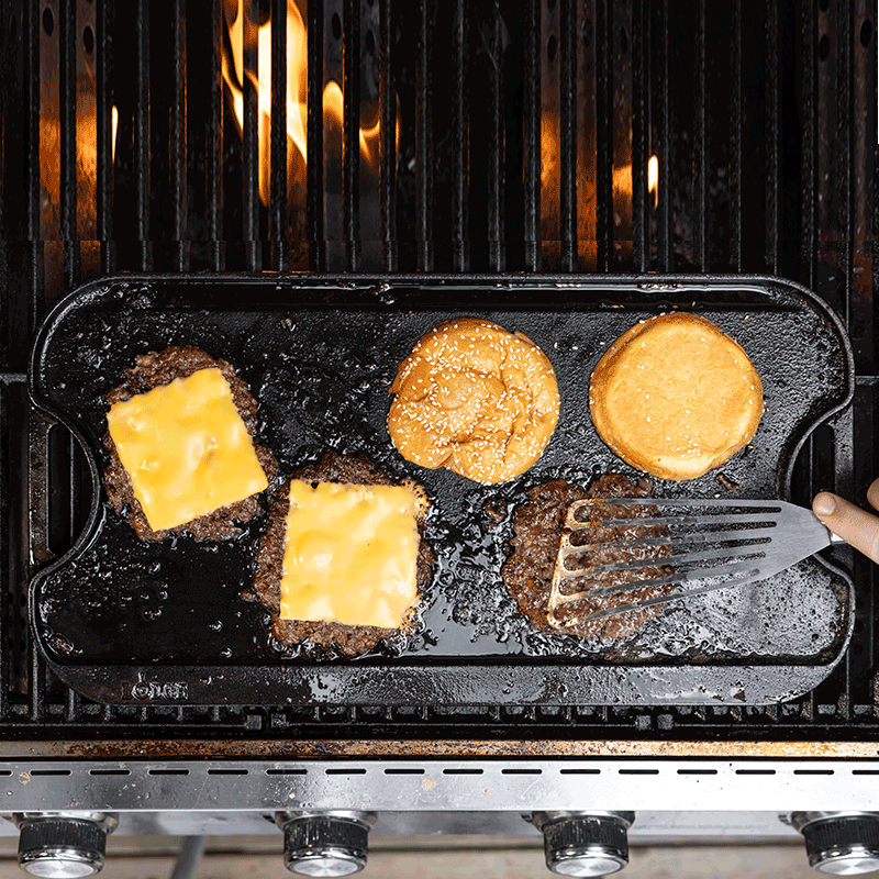 Lodge New Arrival 20 x 10.5 Inch Pro-Grid Reversible Grill/Griddle - Image 6