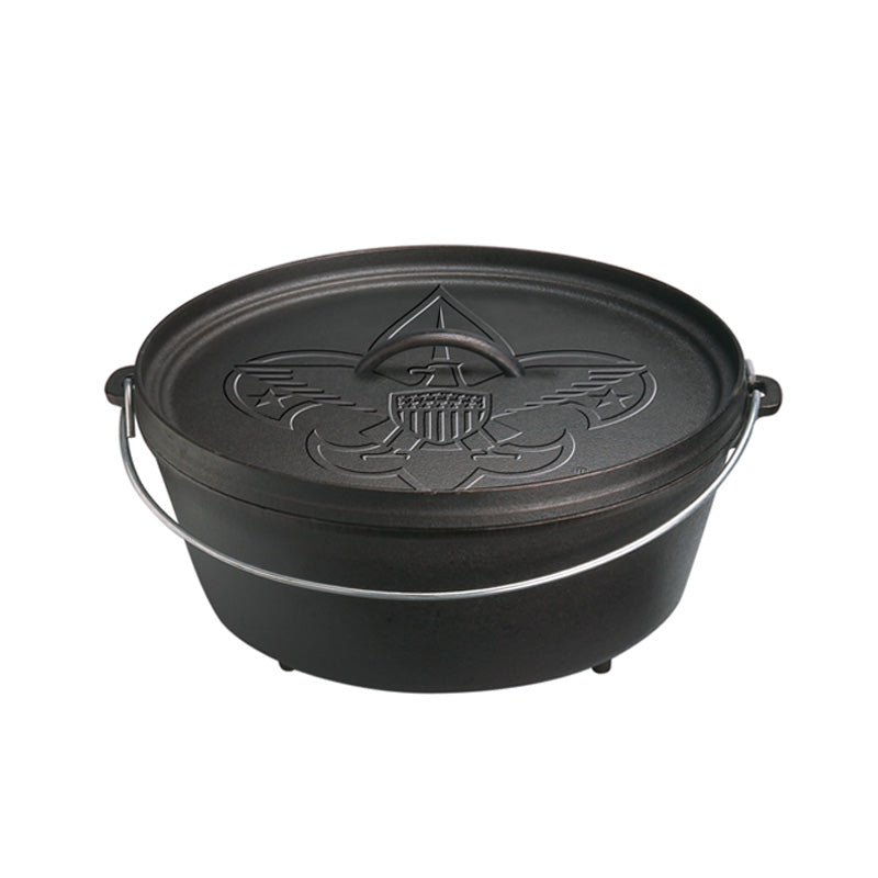 Lodge New Arrival Cast Iron Boy Scout Camp Dutch Oven