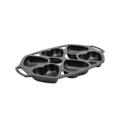 Lodge New Arrival Seasoned Cast Iron Heart Mini Cake Pan