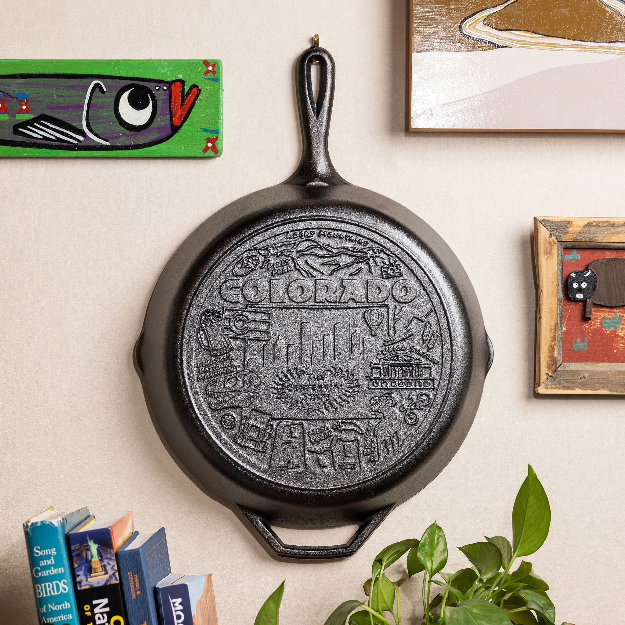 Lodge New Arrival American Road Trip: 12 Inch Seasoned Cast Iron Skillet, Colorado - Image 2