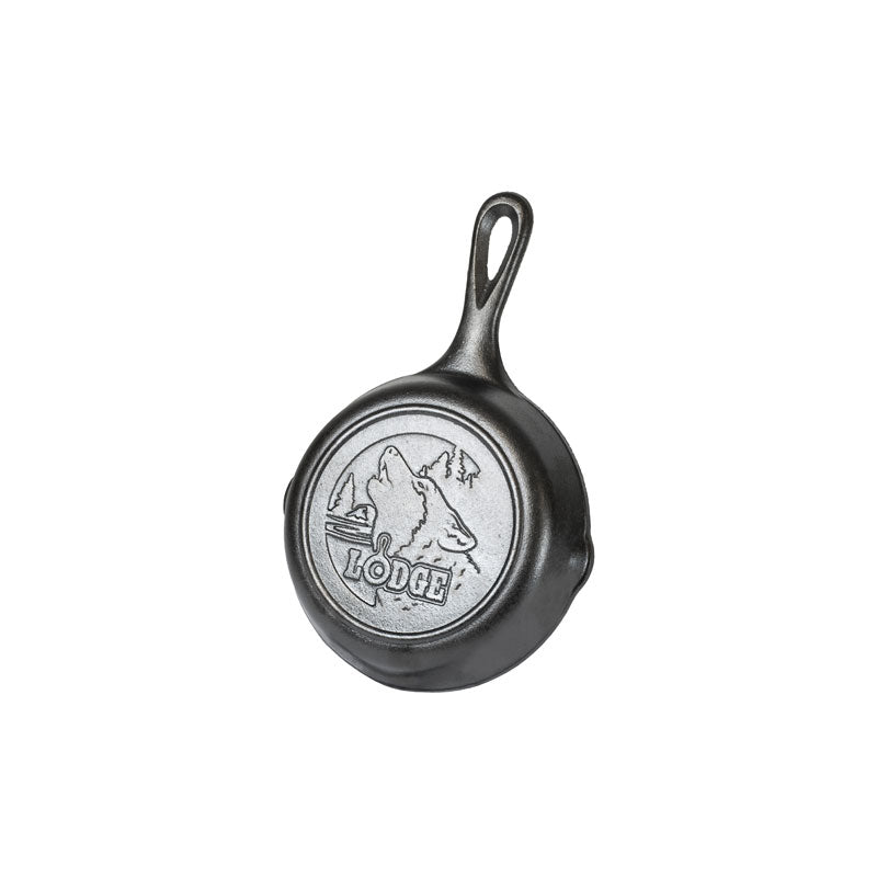 Lodge New Arrival Wildlife Series™ 6.5 Inch Cast Iron Wolf Skillet - Image 2