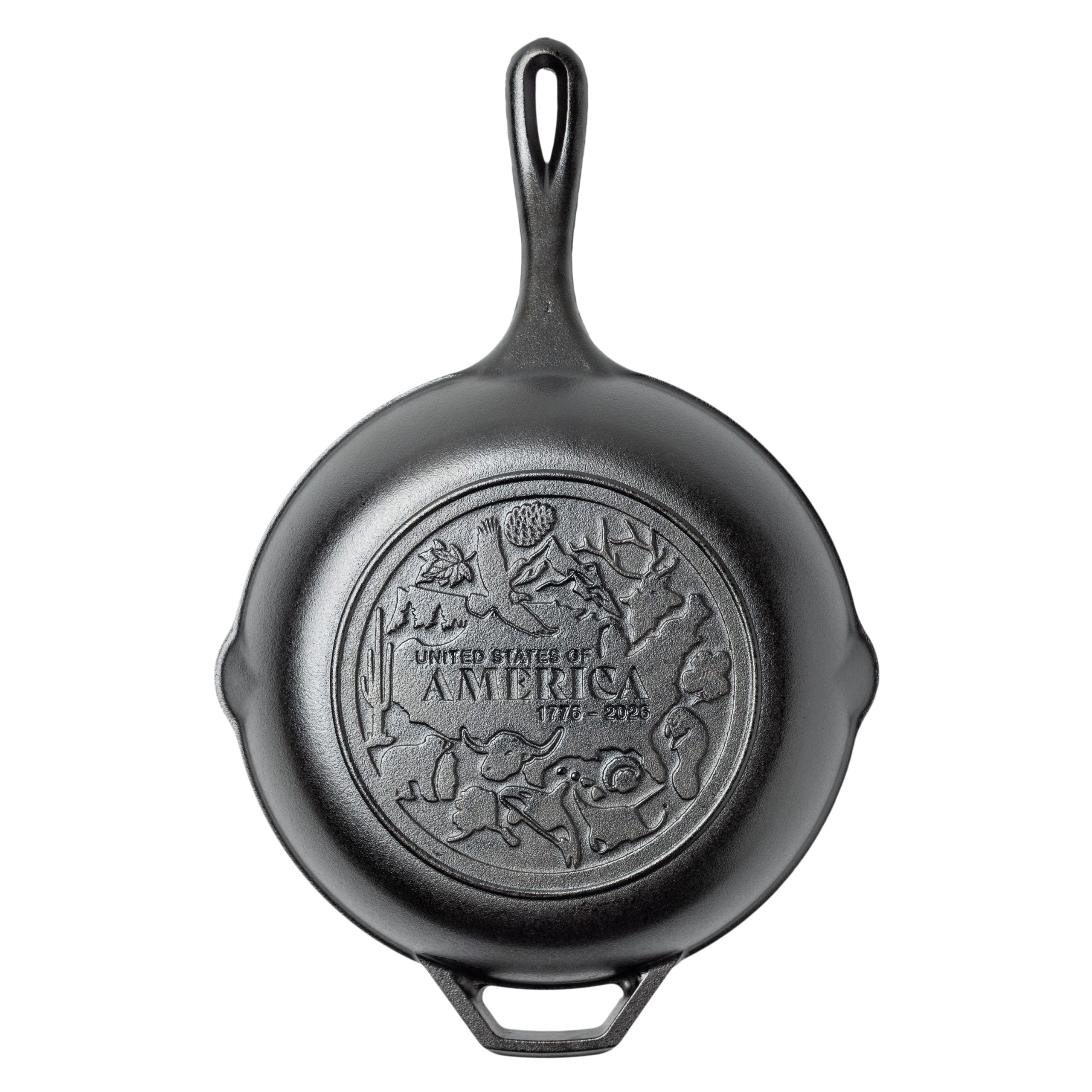 Lodge New Arrival Lodge New Arrival Chef Collection 10 Inch Seasoned Cast Iron Skillet, USA Frontier
