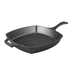 Lodge New Arrival 10.5 Inch Square Cast Iron Grill Pan
