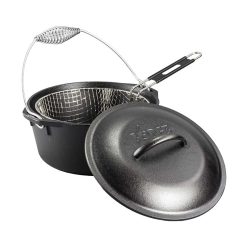 Alternative view of Lodge New Arrival Seasoned Cast Iron Dutch Oven Frying Set
