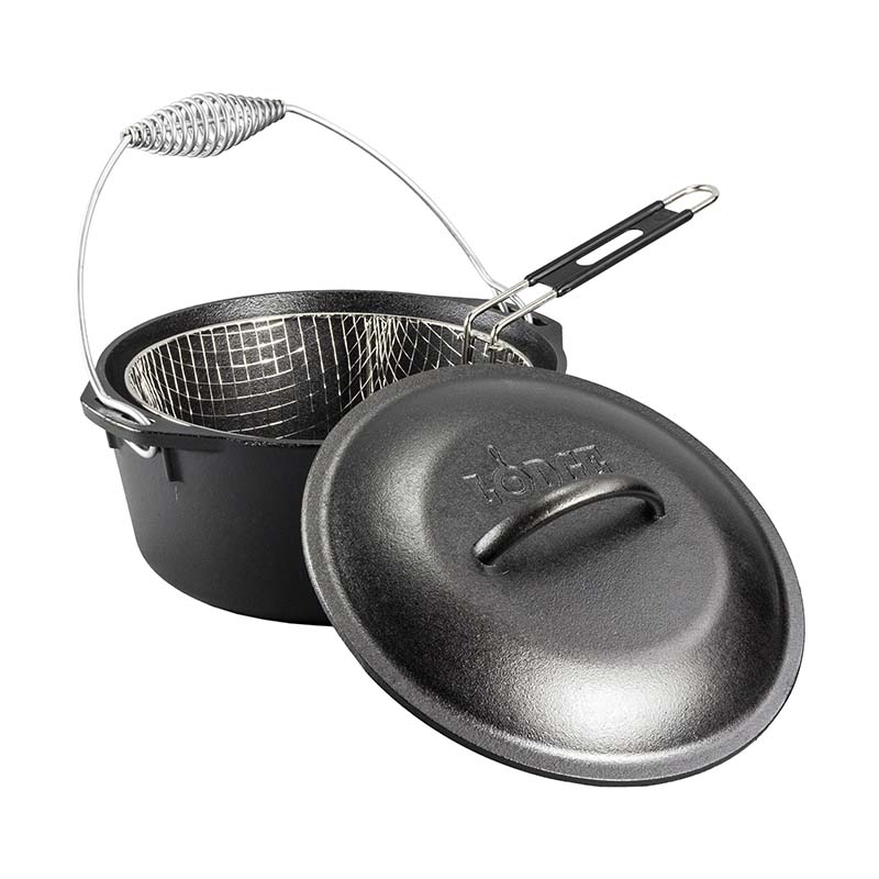 Lodge New Arrival Seasoned Cast Iron Dutch Oven Frying Set - Image 2