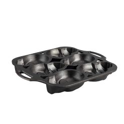 Alternative view of Lodge New Arrival Skull Mini Cake Pan