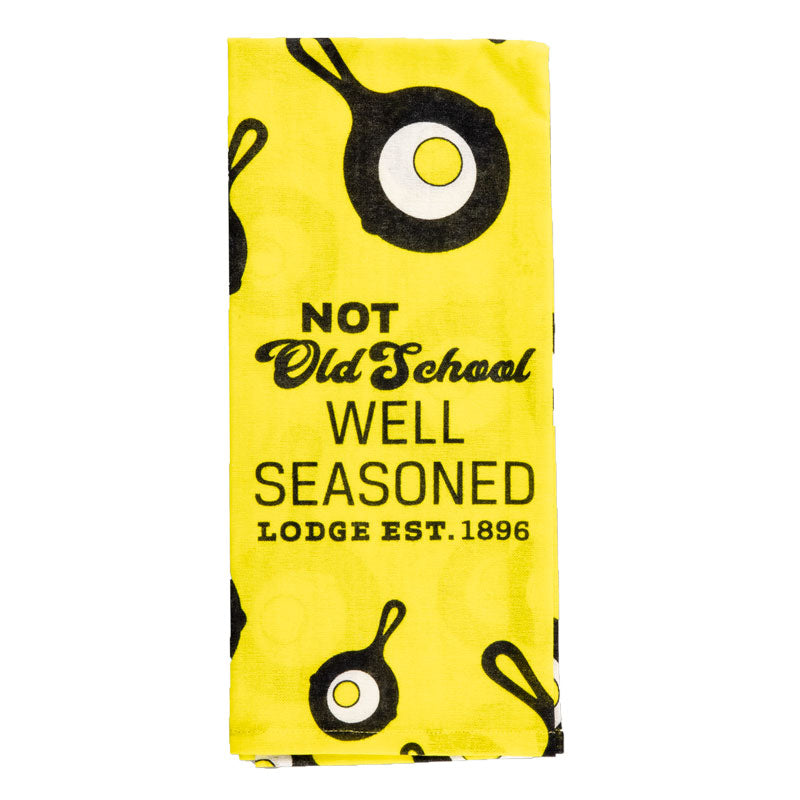 Lodge New Arrival Not Old School Well Seasoned Lodge New Arrival Dish Towel - Image 4
