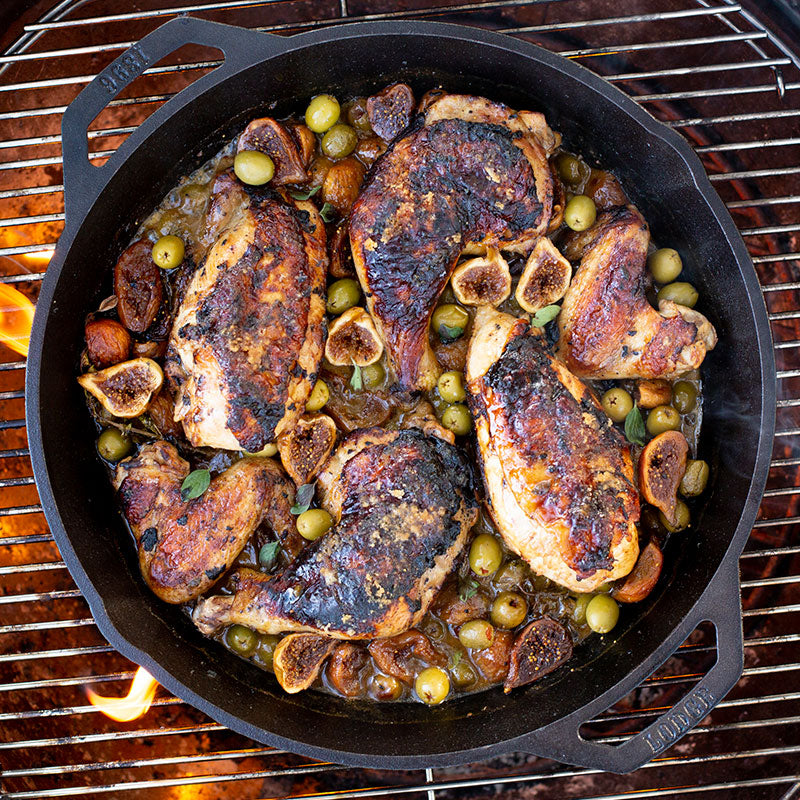 Lodge New Arrival Cast Iron Dual-Handle Pan - Image 4