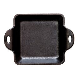 Alternative view of Lodge New Arrival Heat-Treated 10 Ounce Square Cast Iron Mini Server 