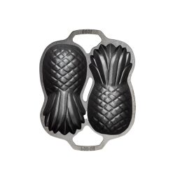 Lodge New Arrival Seasoned Cast Iron Pineapple Pan